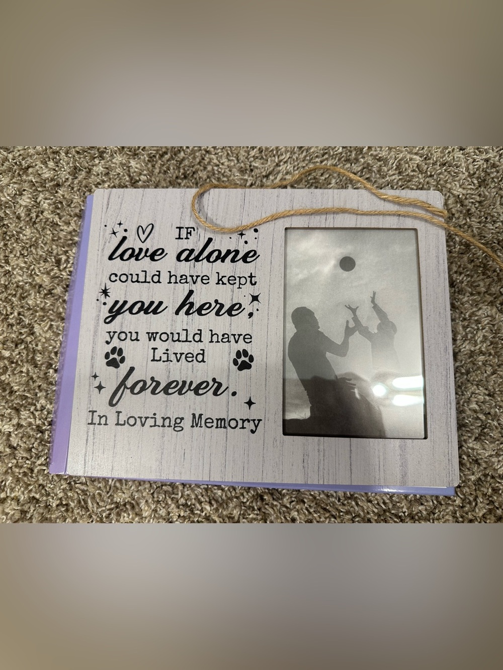 Pet Memory Picture Frame